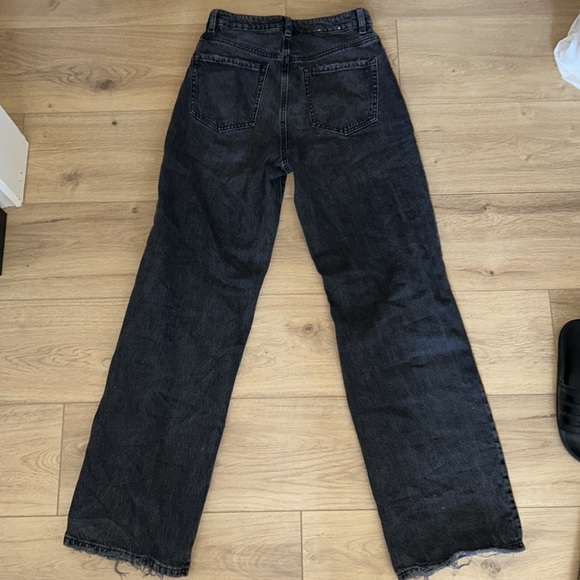Garage size:03  wide leg black jeans high waisted - Picture 3 of 3